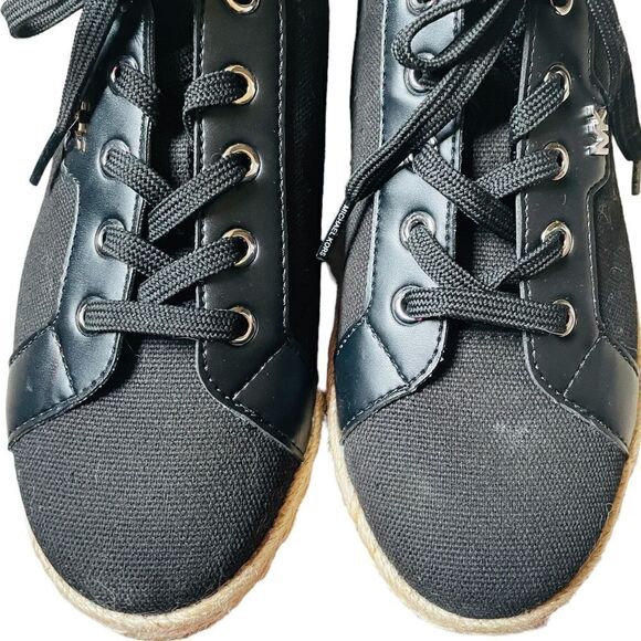 𝅺MICHAEL Kors Black Espadrille Sneakers SZ 8.5 - Picture 12 of 12